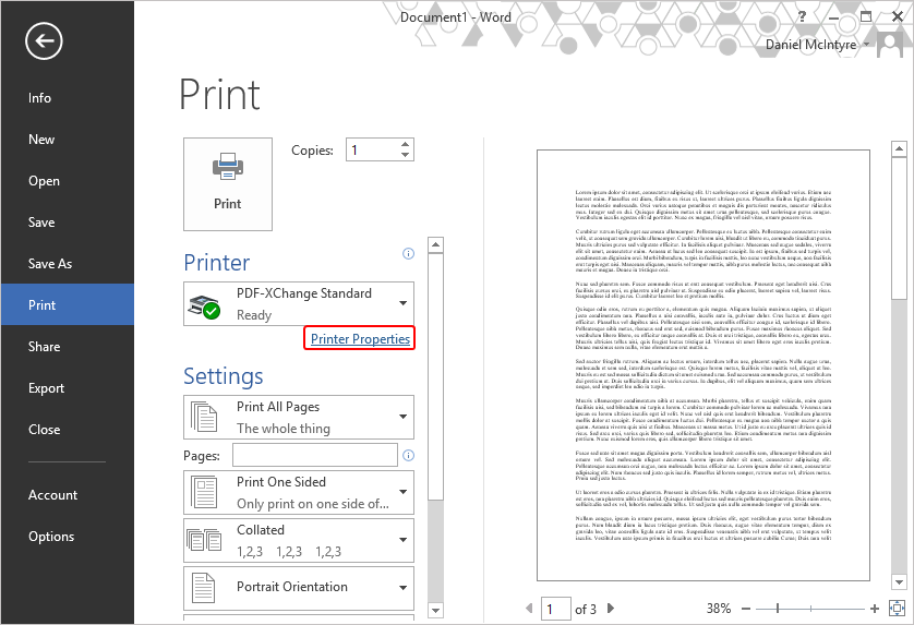 is a word document the same as a pdf